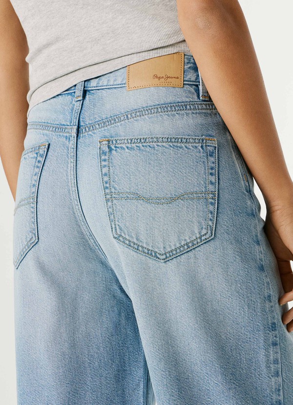 RELAXED FIT DENIM BERMUDA SHORTS