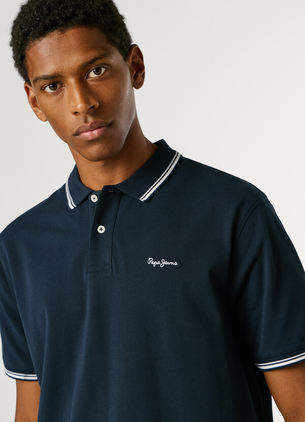 REGULAR FIT PIQU&Eacute; POLO