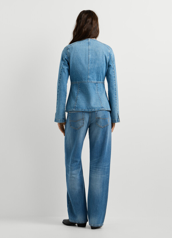 SLIM FIT DENIM JACKET