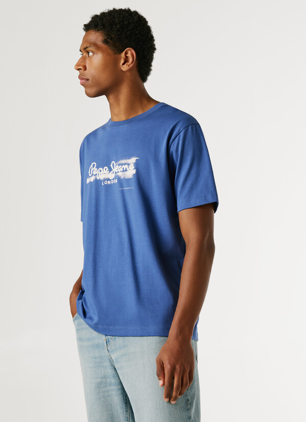 REGULAR FIT LOGO PRINT T-SHIRT
