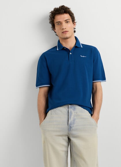 REGULAR FIT PIQU&Eacute; POLO