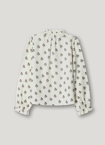 FLORAL PRINT FLUID BLOUSE