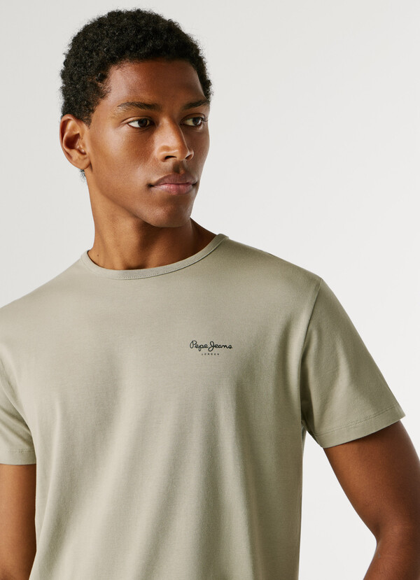 SLIM FIT LOGO PRINT T-SHIRT