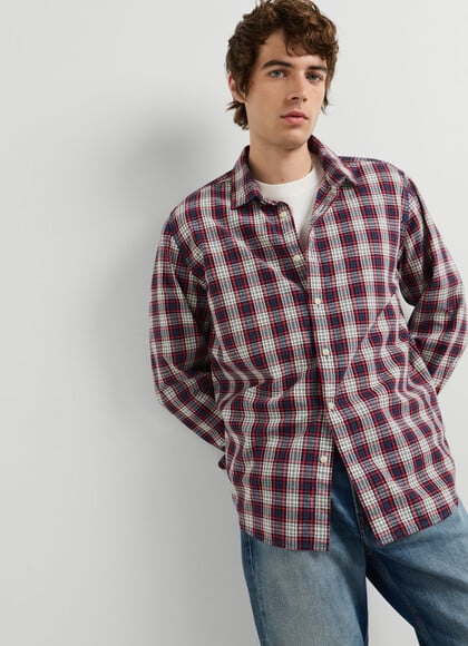REGULAR FIT CHECKED SHIRT