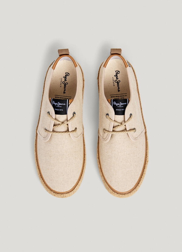 HEMP BLUCHER SHOES