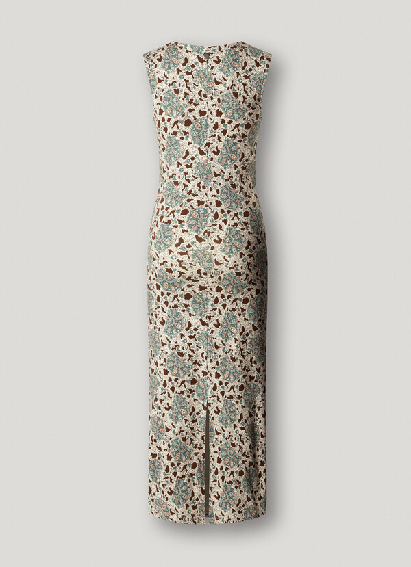 FLORAL PRINT MAXI DRESS