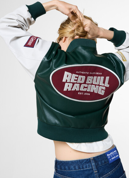 BOMBER JACKET WITH LOGO
