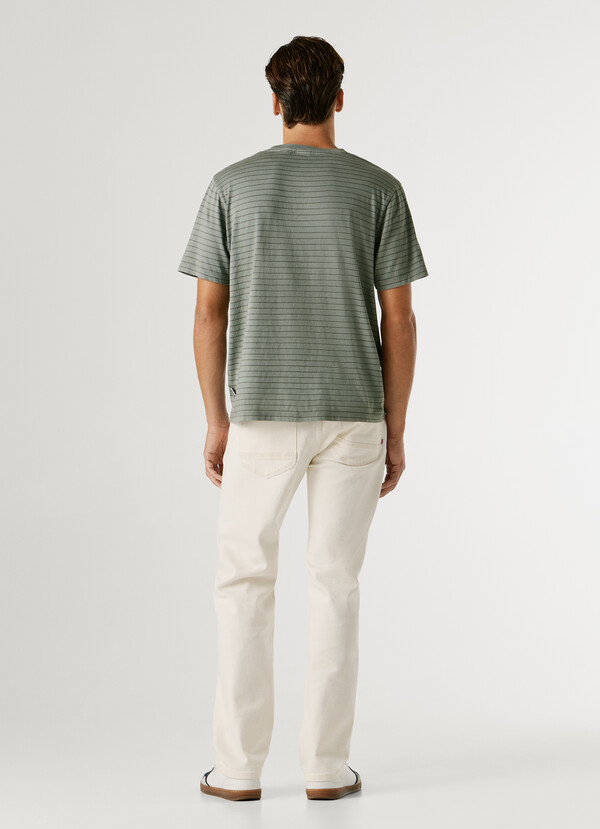 REGULAR FIT STRIPED T-SHIRT