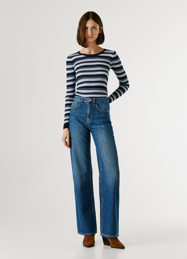 HIGH-RISE STRAIGHT FIT JEANS - LEXA