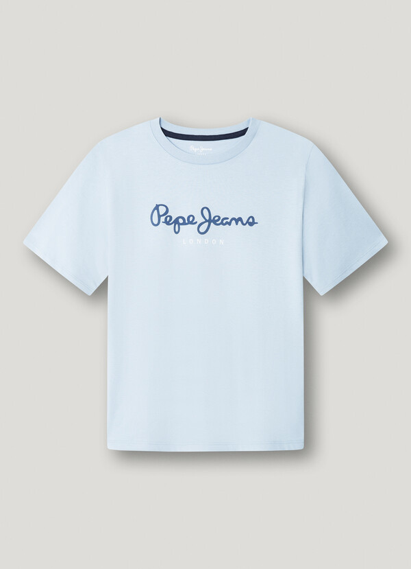 REGULAR FIT LOGO PRINT T-SHIRT