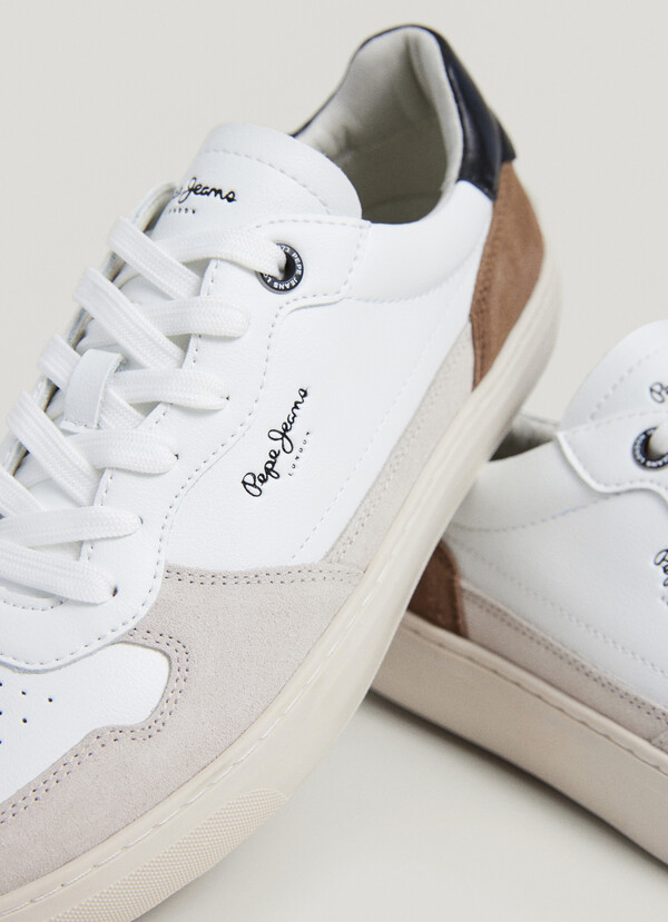 RETRO SUEDE DETAIL TRAINERS