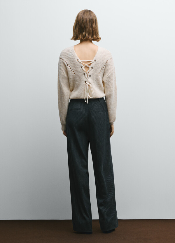 WIDE STRIPED TROUSERS