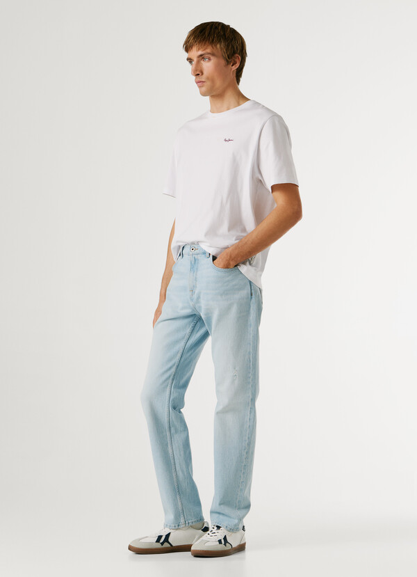 STRAIGHT FIT MID-RISE JEANS - BYRON