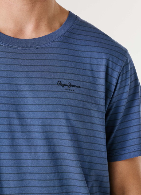 REGULAR FIT STRIPED T-SHIRT