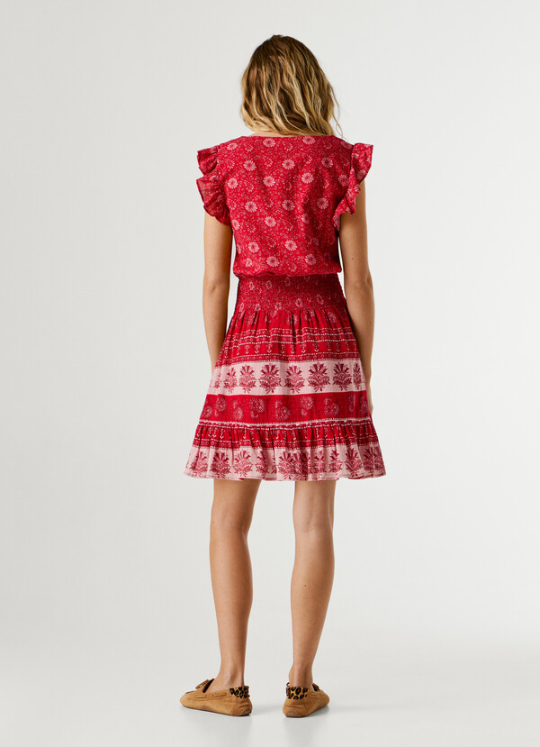 FLORAL PRINT MINI DRESS