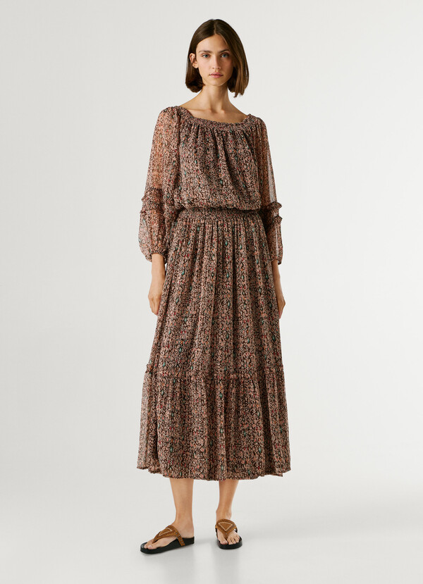 FANTASY PRINT MAXI DRESS