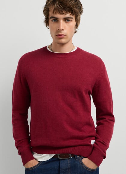 REGULAR FIT CREW NECK KNIT JUMPER