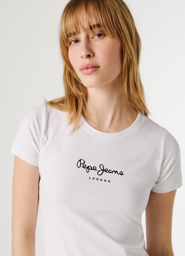 SLIM FIT LOGO PRINT T-SHIRT