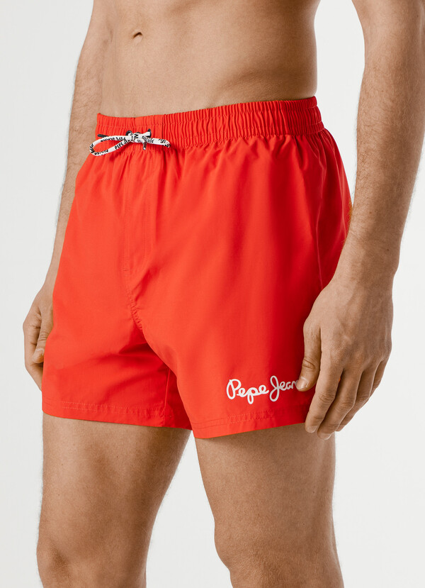 PRINTED LOGO SWIM SHORTS