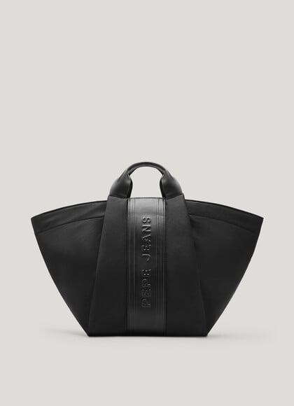 ZIP CLOSURE SHOPPER BAG