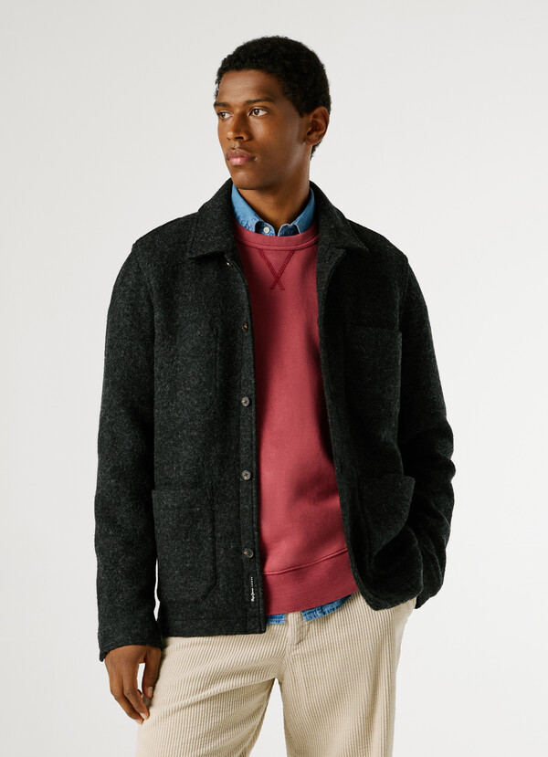 OVERSHIRT IN WOOL BLEND