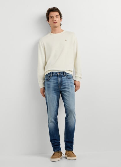 TAPER FIT MID-RISE JEANS - STANLEY