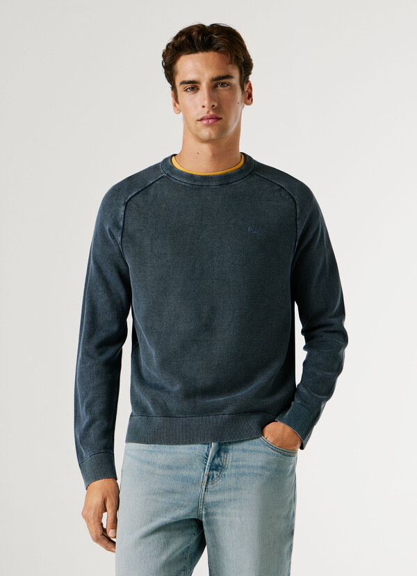 CREW NECK PIQU&Eacute; JUMPER
