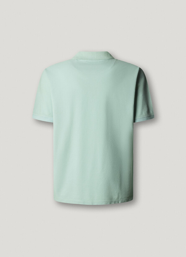 GARMENT DYED PIQUE POLO SHIRT