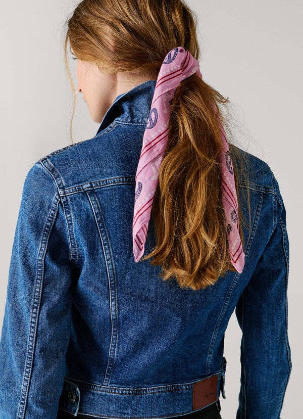 PRINTED TWILL SCARF