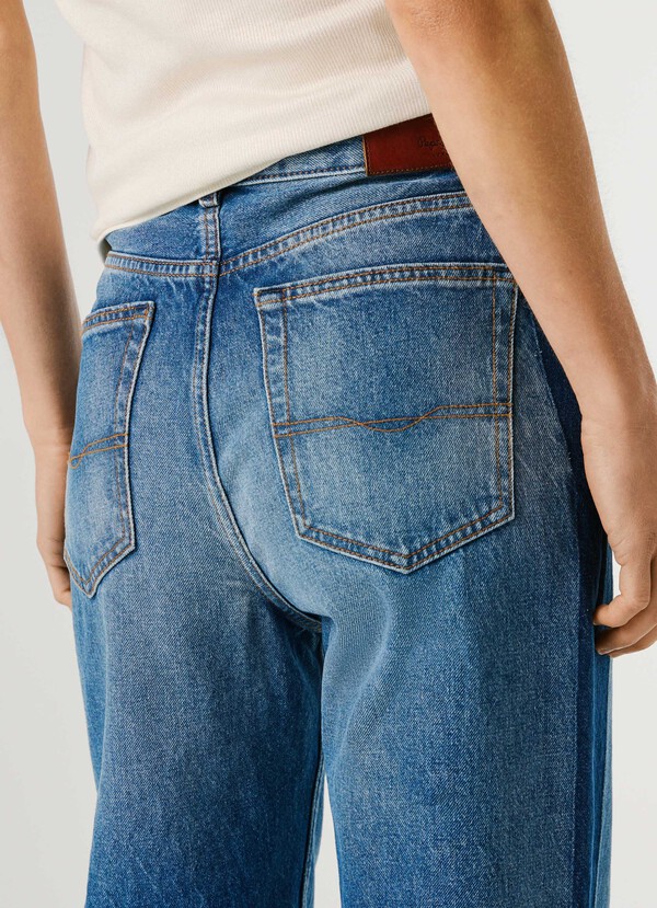HIGH-RISE STRAIGHT FIT JEANS - EDEN