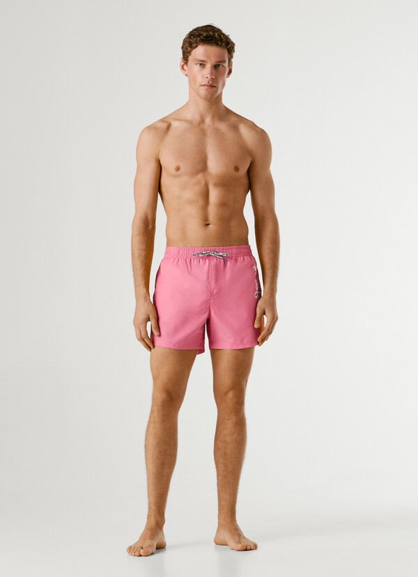 PRINTED LOGO SWIM SHORTS