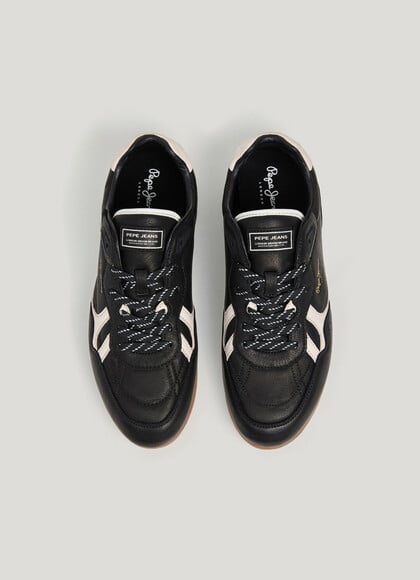 DAZE - RETRO LEATHER TRAINERS