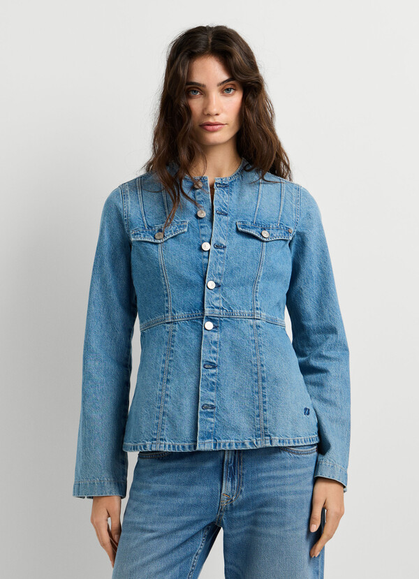 SLIM FIT DENIM JACKET