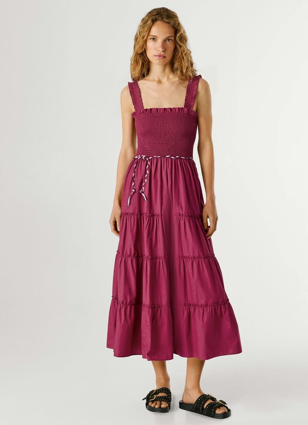 POPLIN MAXI DRESS