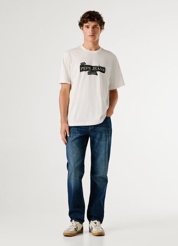 REGULAR FIT LOGO PRINT T-SHIRT