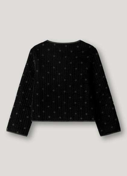 PADDED VELVET JACKET