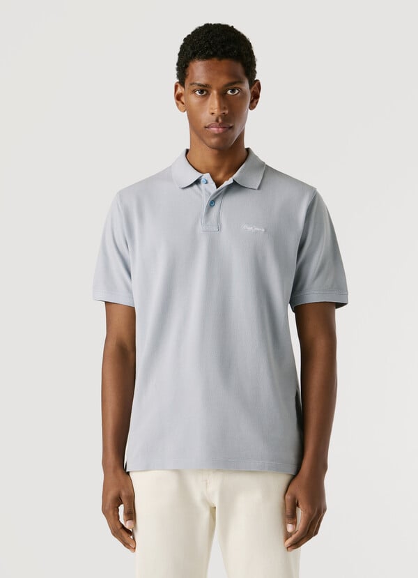 GARMENT DYED PIQUE POLO SHIRT