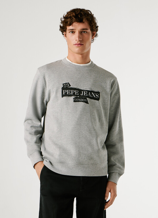 REGULAR FIT CREW NECK SWEATSHIRT
