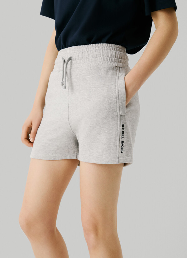 FLEECE SHORTS WITH ADJUSTABLE WAIST