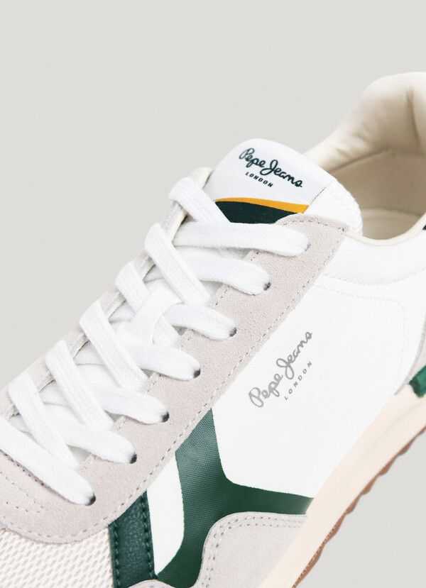 MARVIN - RETRO TRAINERS WITH SUEDE DETAILS