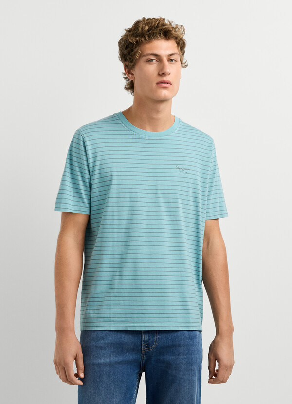 REGULAR FIT STRIPED T-SHIRT