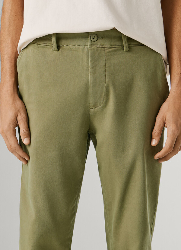 SLIM FIT CHINO TROUSERS