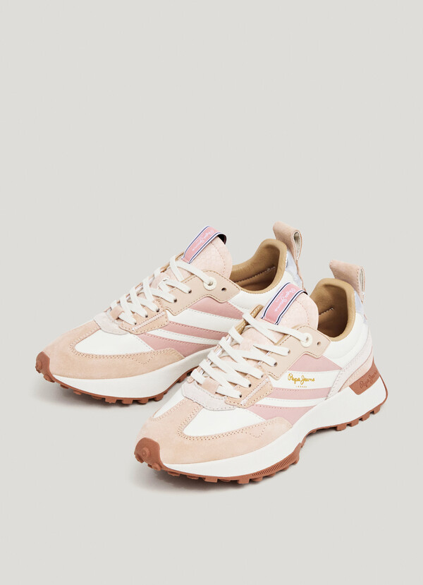 TRAINERS WITH SUEDE DETAILS - LUCKY