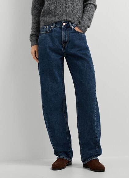 BOW - MID-RISE LOOSE FIT JEANS