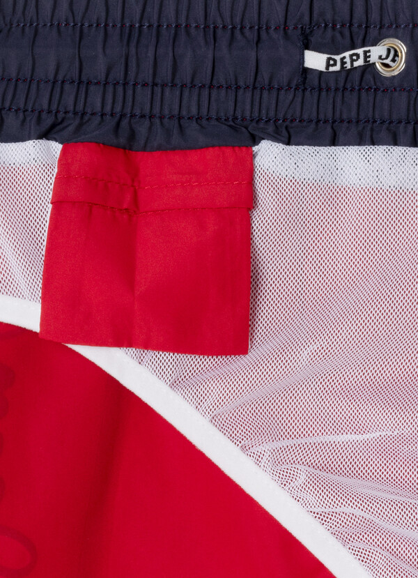 PRINTED LOGO SWIM SHORTS