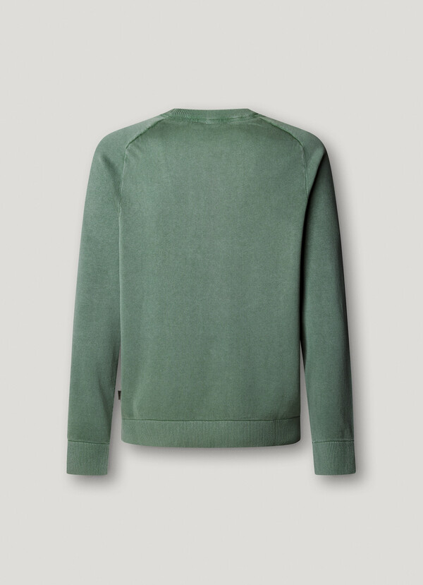 CREW NECK PIQU&Eacute; JUMPER