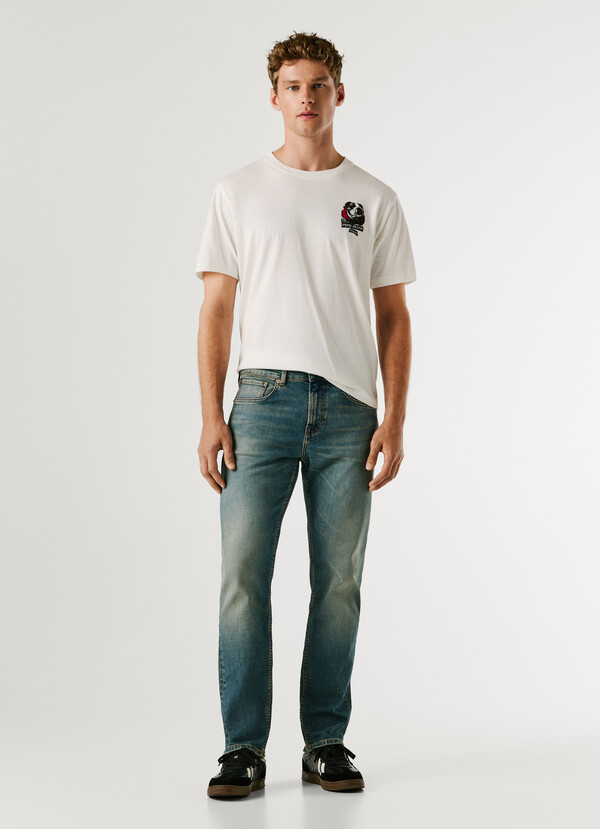 CASH - STRAIGHT FIT MID-RISE JEANS