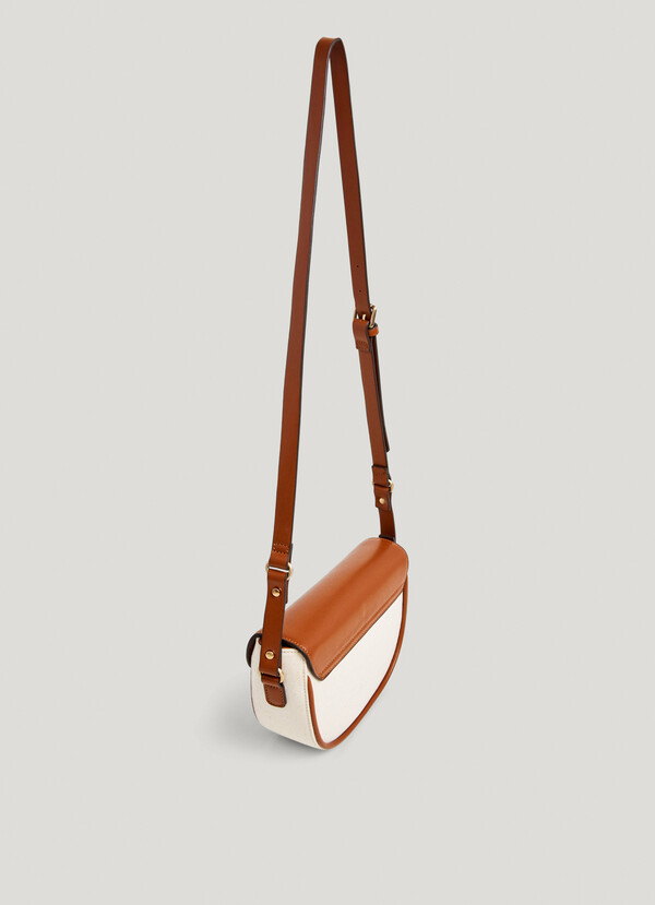 COMBINED SHOULDER BAG WITH FLAP