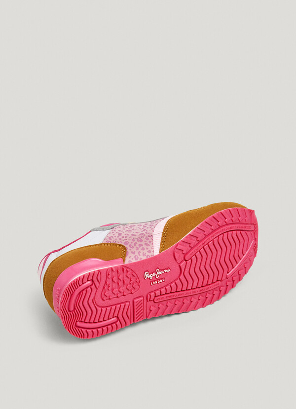 ANIMAL PRINT RUNNING TRAINERS