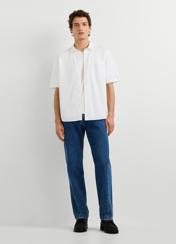 CASUAL FIT POPLIN SHIRT